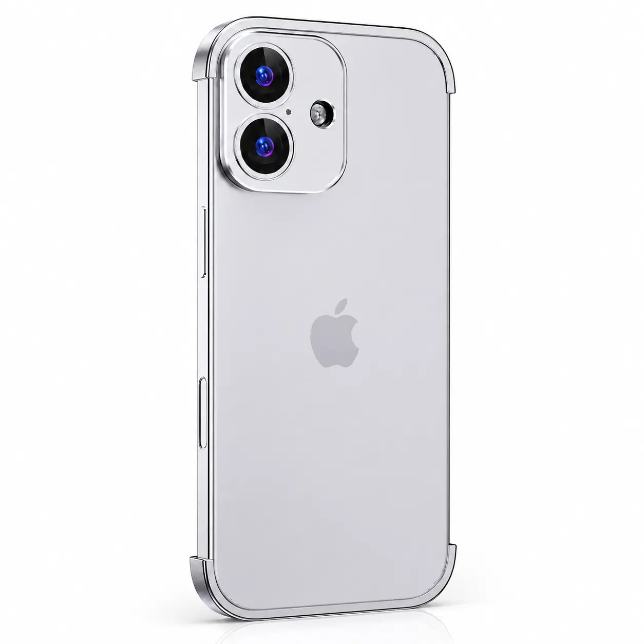 Color-matched metal case for iPhone 18 Pro with minimal protection