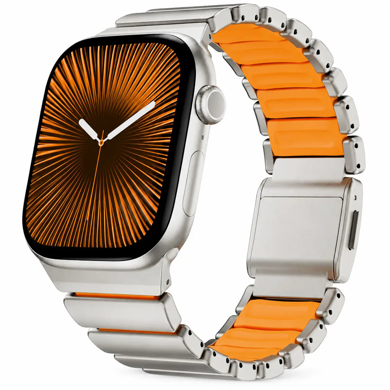 apple watch ultra titanium sport band orange #color_Titanium Cosmic Orange
