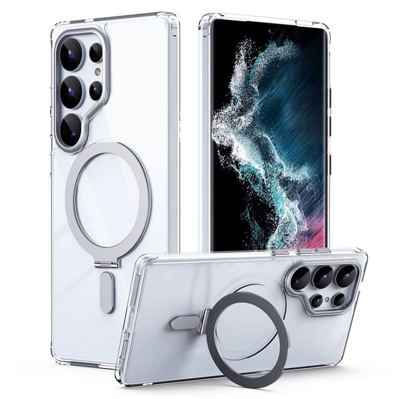 Magnetic Case with Kickstand for Samsung