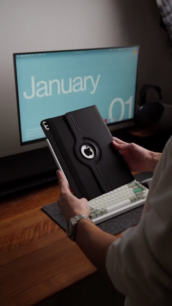 PivotCase 360-degree iPad stand case — premium folio design