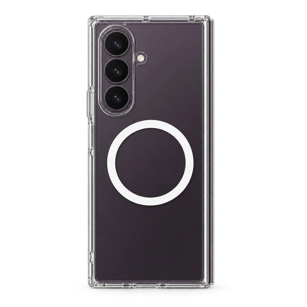 MagCase Clear for Samsung Z Fold 8 Ultra, clear magnetic case rear view #Samsung Model_Samsung Z Fold 8 Ultra