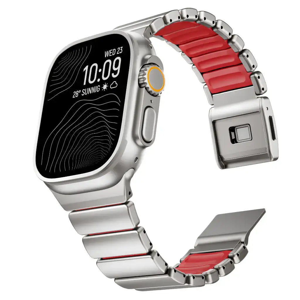 apple watch ultra active strap cherry #color_Titanium Cherry