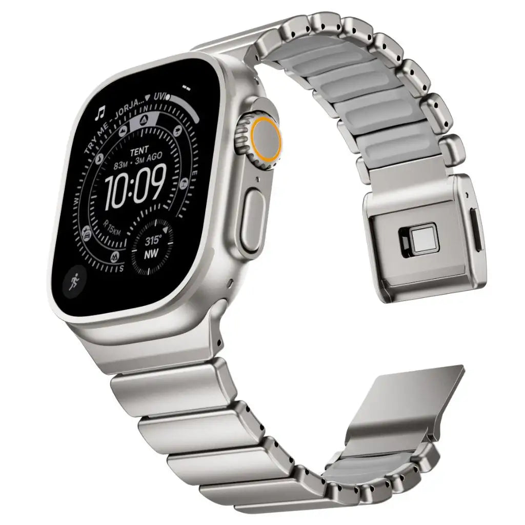titanium sport band apple watch stone gray #color_Titanium Stone Gray