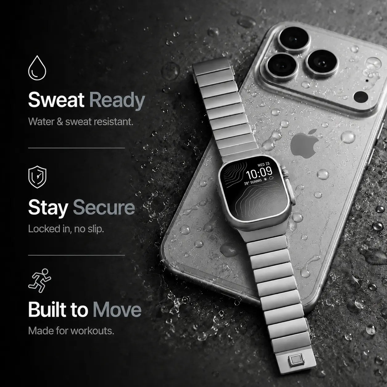 apple watch ultra active strap stone gray #color_Titanium Stone Gray