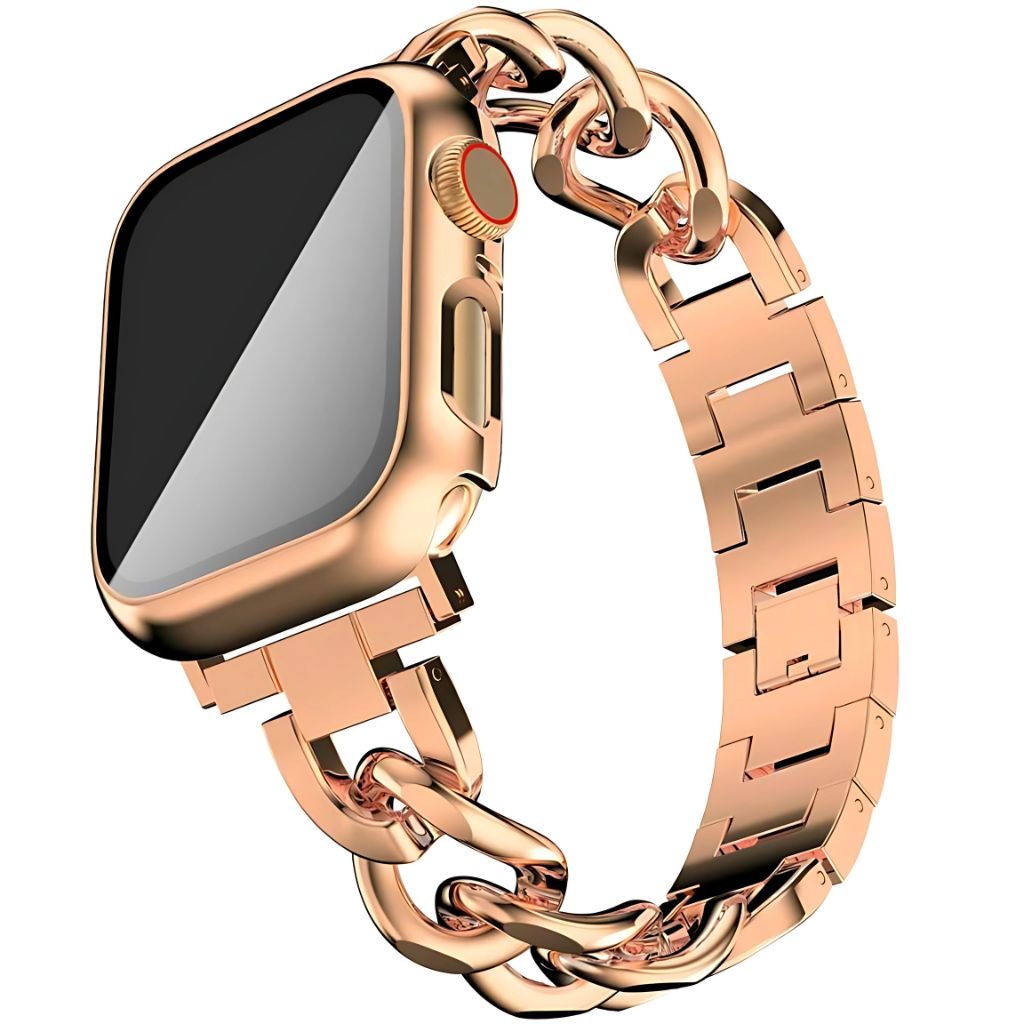 Women’s Modern Stainless Steel Apple Watch Band